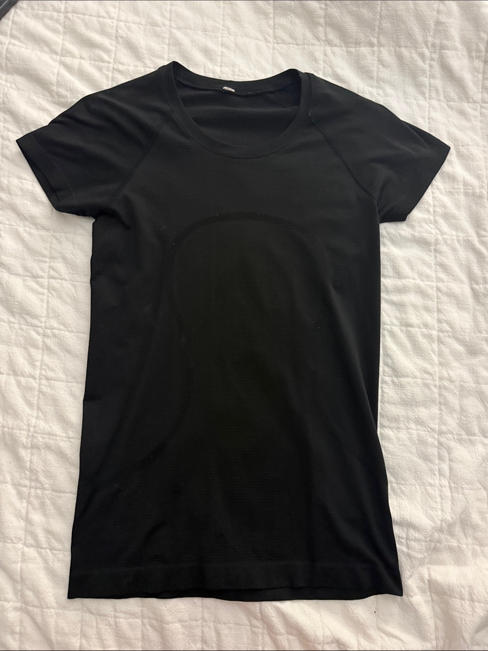 lululemon athletica Black Short Sleeve Crewneck Tee